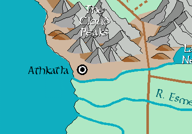 Athkatla's Location in Amn