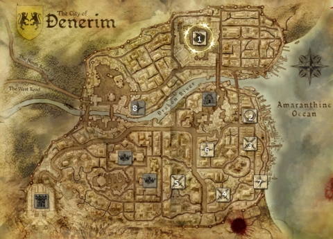 Map of Denerim