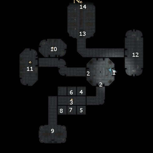Death God's Vault Level 2 Map