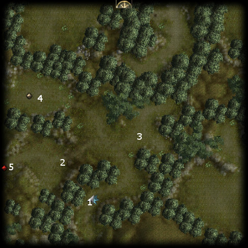 Maidens Glade map