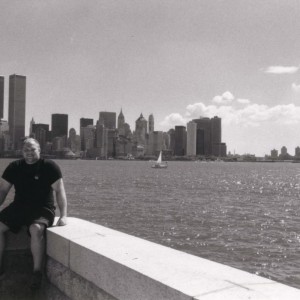 Me on Liberty Island...2 weeks before the Towers fell. :(