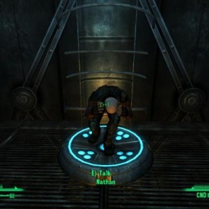 If you know your Fallout law, then you know that this guy loved the enclave.

Now he's in their prison. Carma? ;)