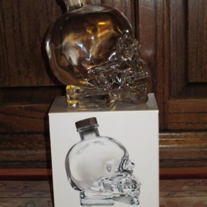 This, my friends, is Crystal Head Vodka. The bottle alone is worth the $50. 8-D